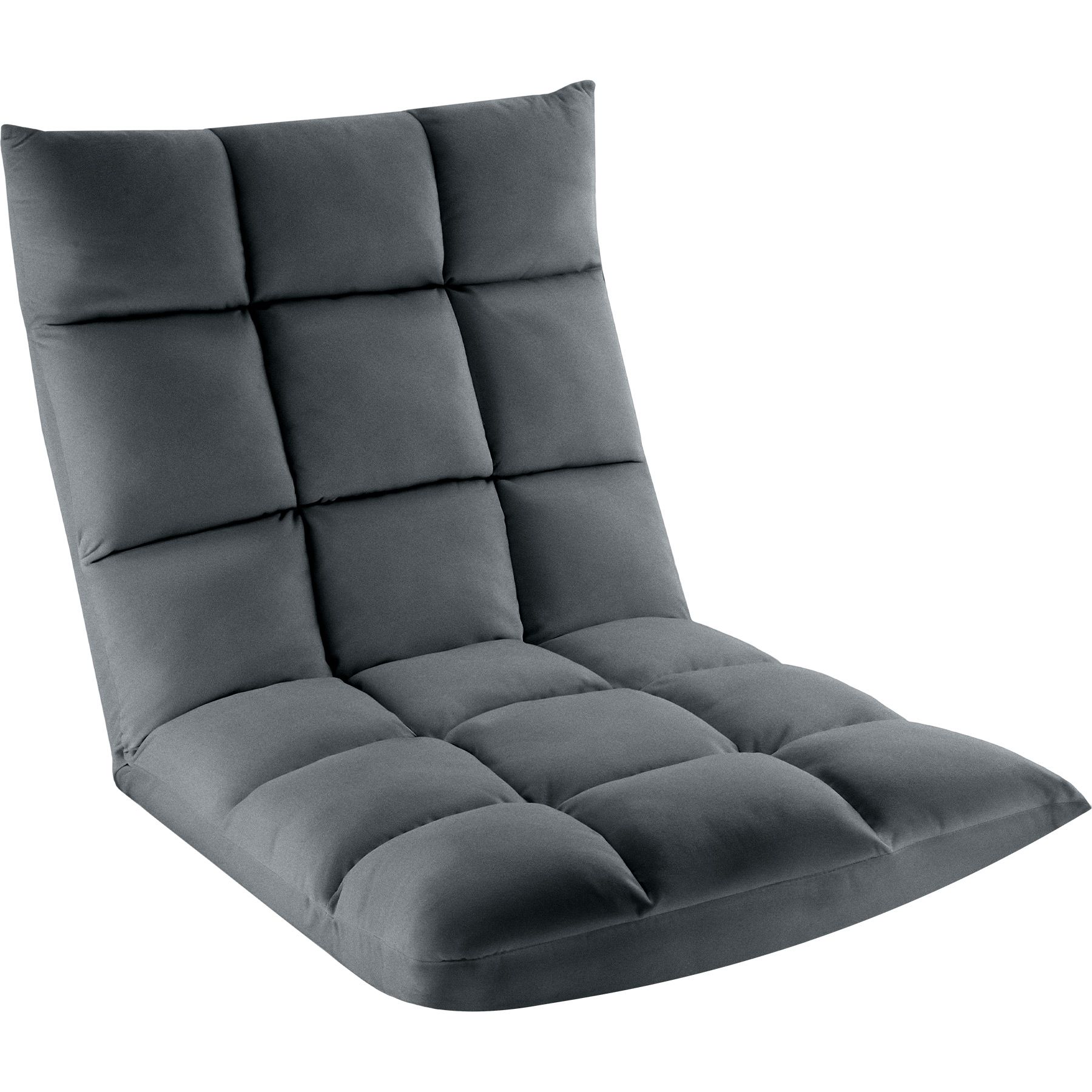 Recliner Snooze - 2 in 1 armchair or lounger, velvet, 14-step adjustable backrest