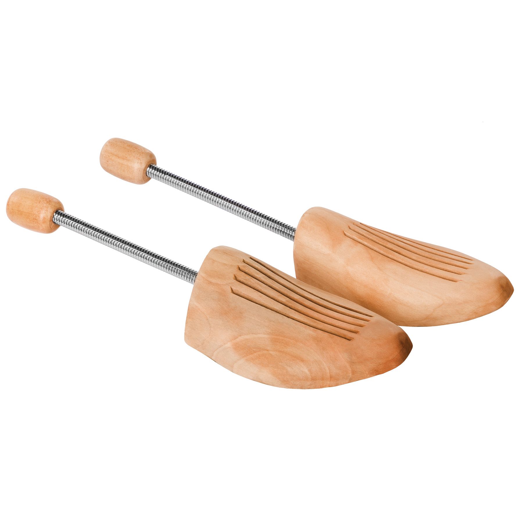 Shoe Stretcher Pair - spiral-spring, made of lotus wood, for women's and men's shoes