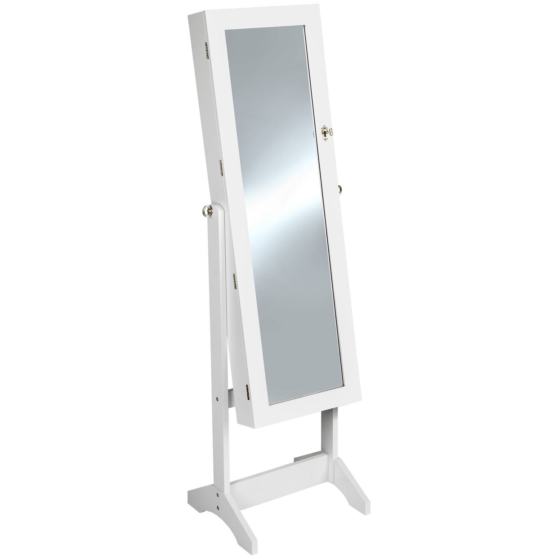 Full-Length Mirror - with hidden jewellery storage, organised, lockable