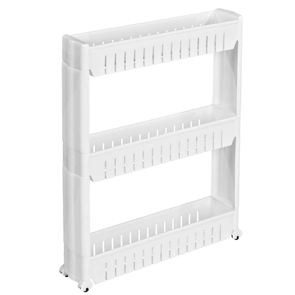 3 Tier Bathroom Corner Storage Rack Shower Shelf Organiser Basket