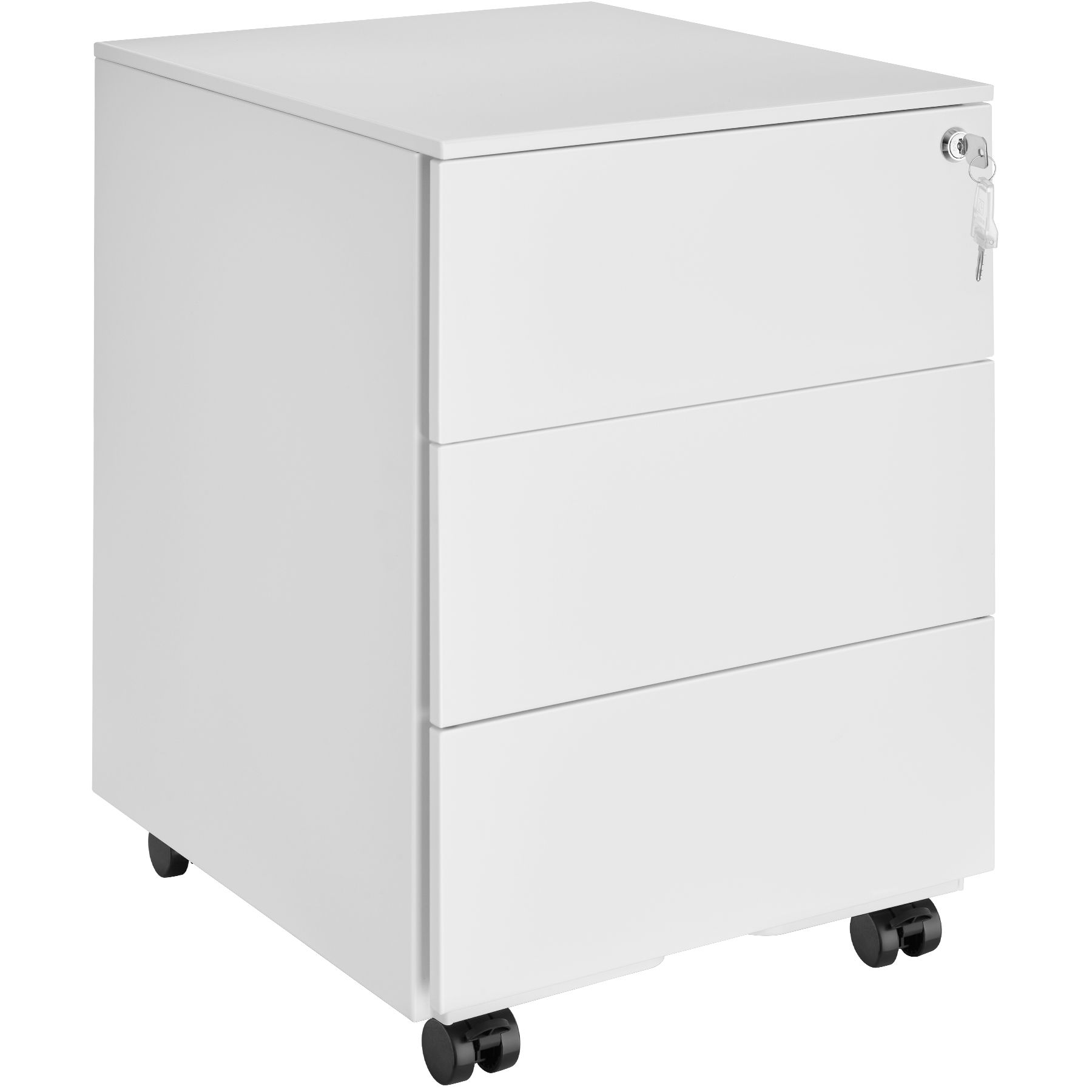 Chest of Drawers Magna - 3 locking drawers, powder-coated steel, 39 x 45 x 55 cm