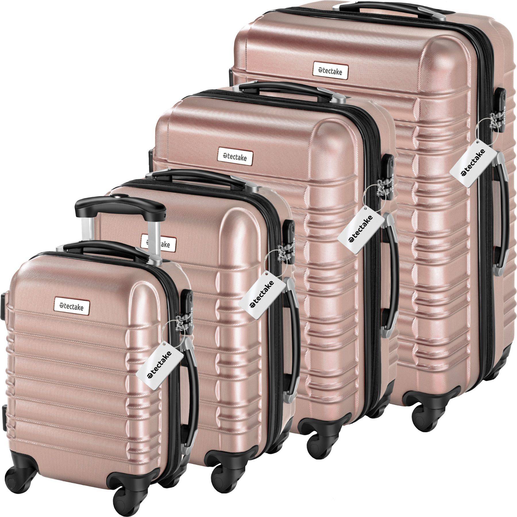 Suitcase Set Mila - 4 hard-shell suitcases, including luggage scales and tags
