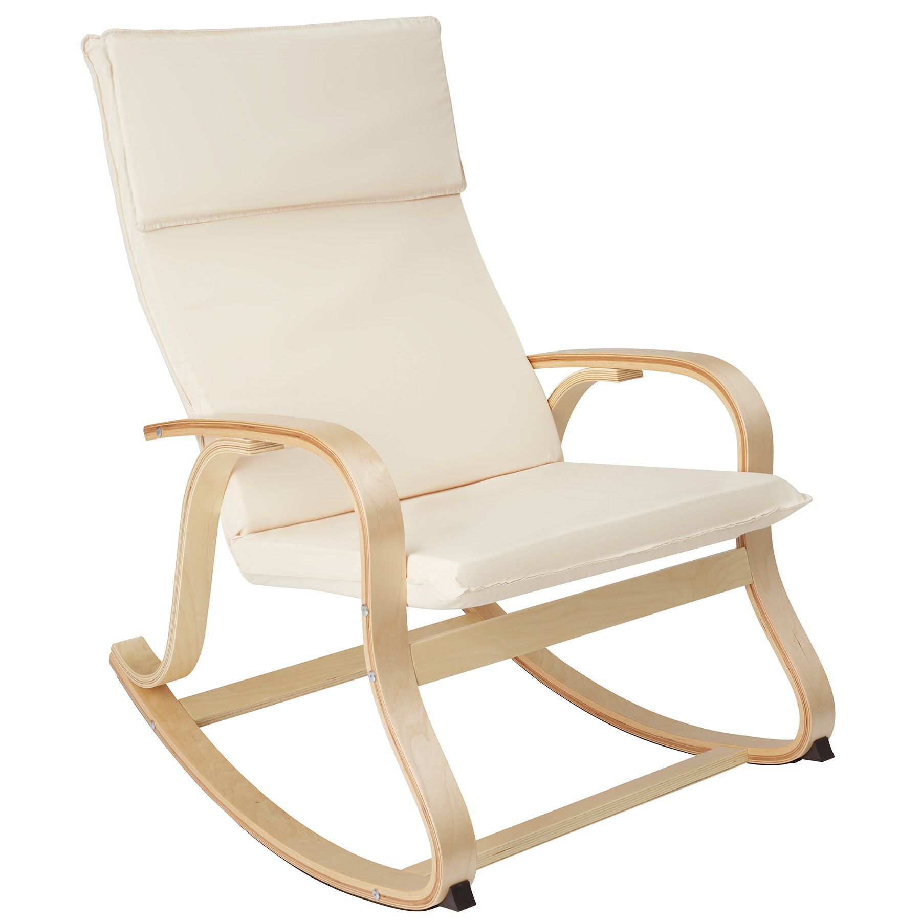 Rocking Chair Roca - with armrests, comfortable padding and floor protectors