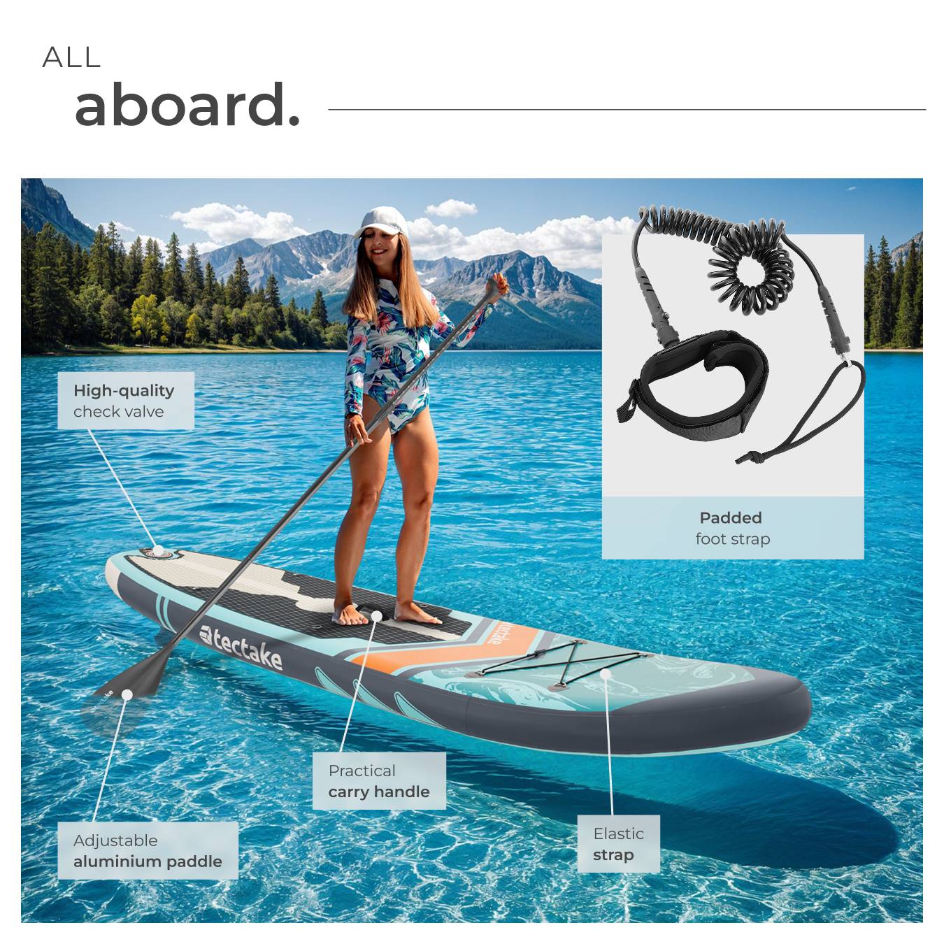 クアトロ　スタンドUP paddle board Buy Paddle Board Zenon, 2-in-1, made from drop-stitch material