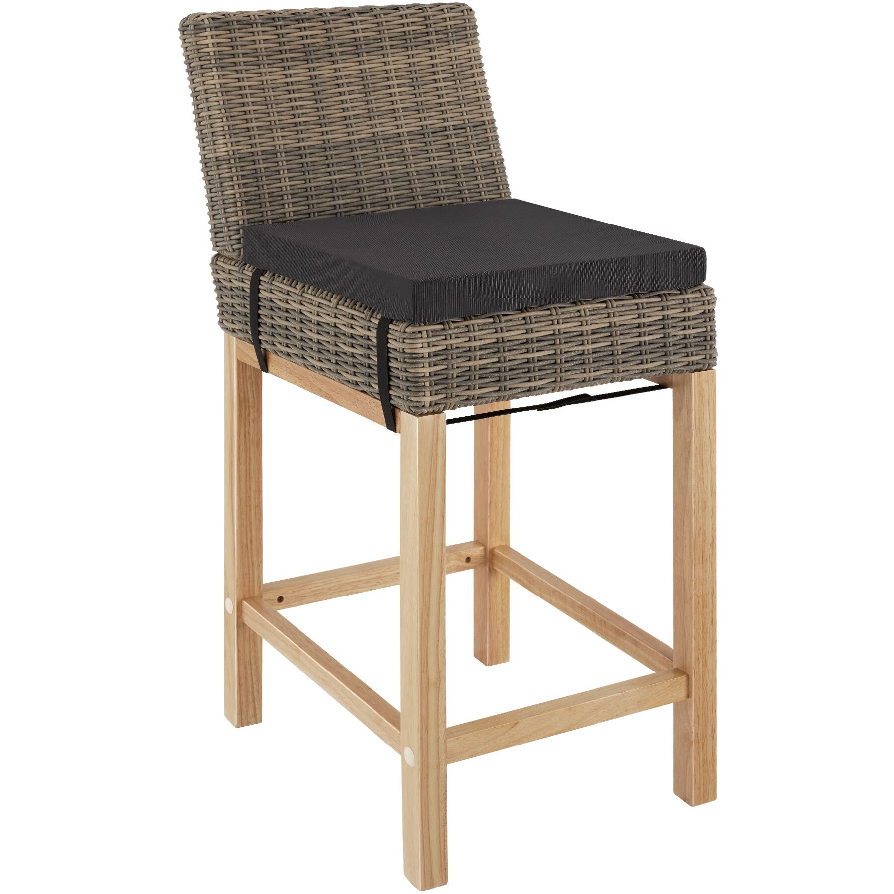 Buy Bar Stool Latina, polyrattan with aluminum frame, weather and