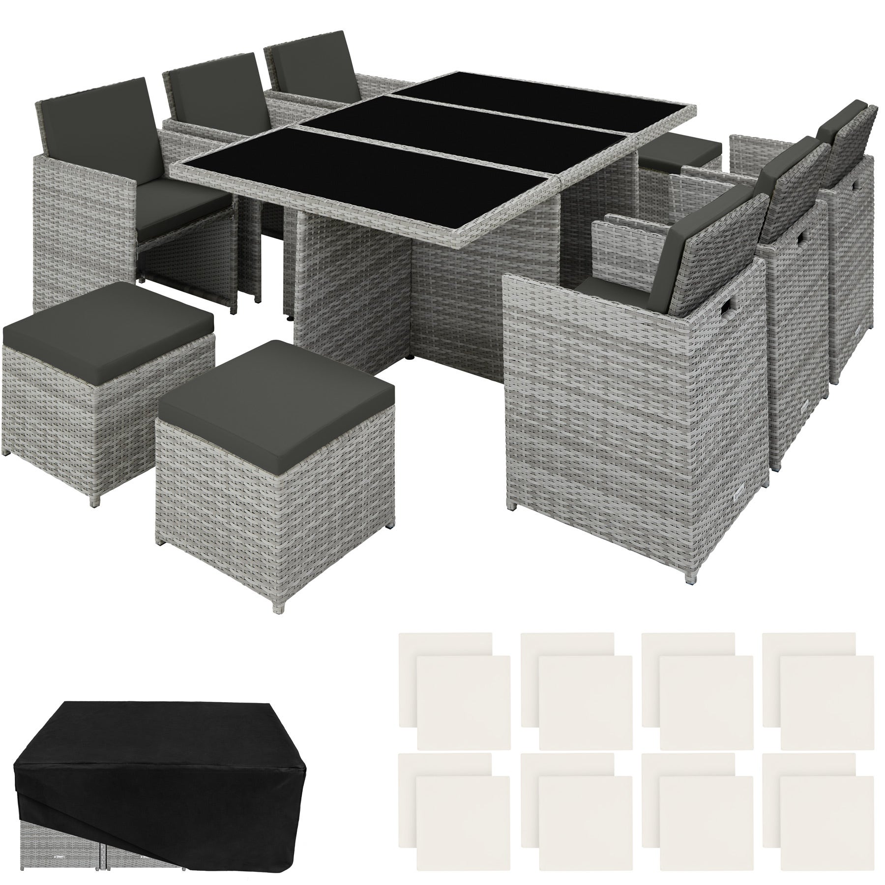 Tectake top rattan chairs
