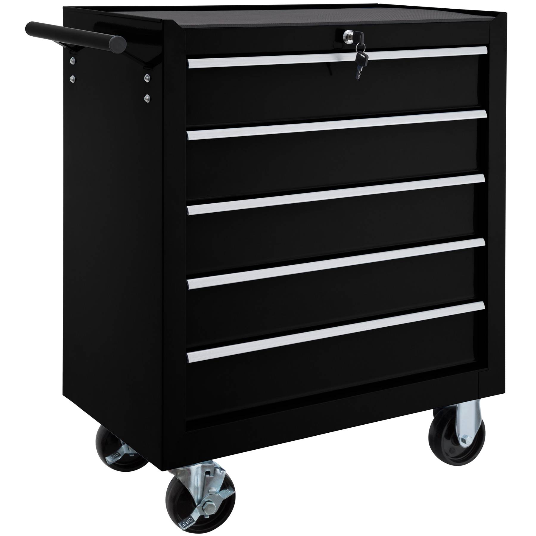Tool Chest - with wheels, 5 drawers, central locking system