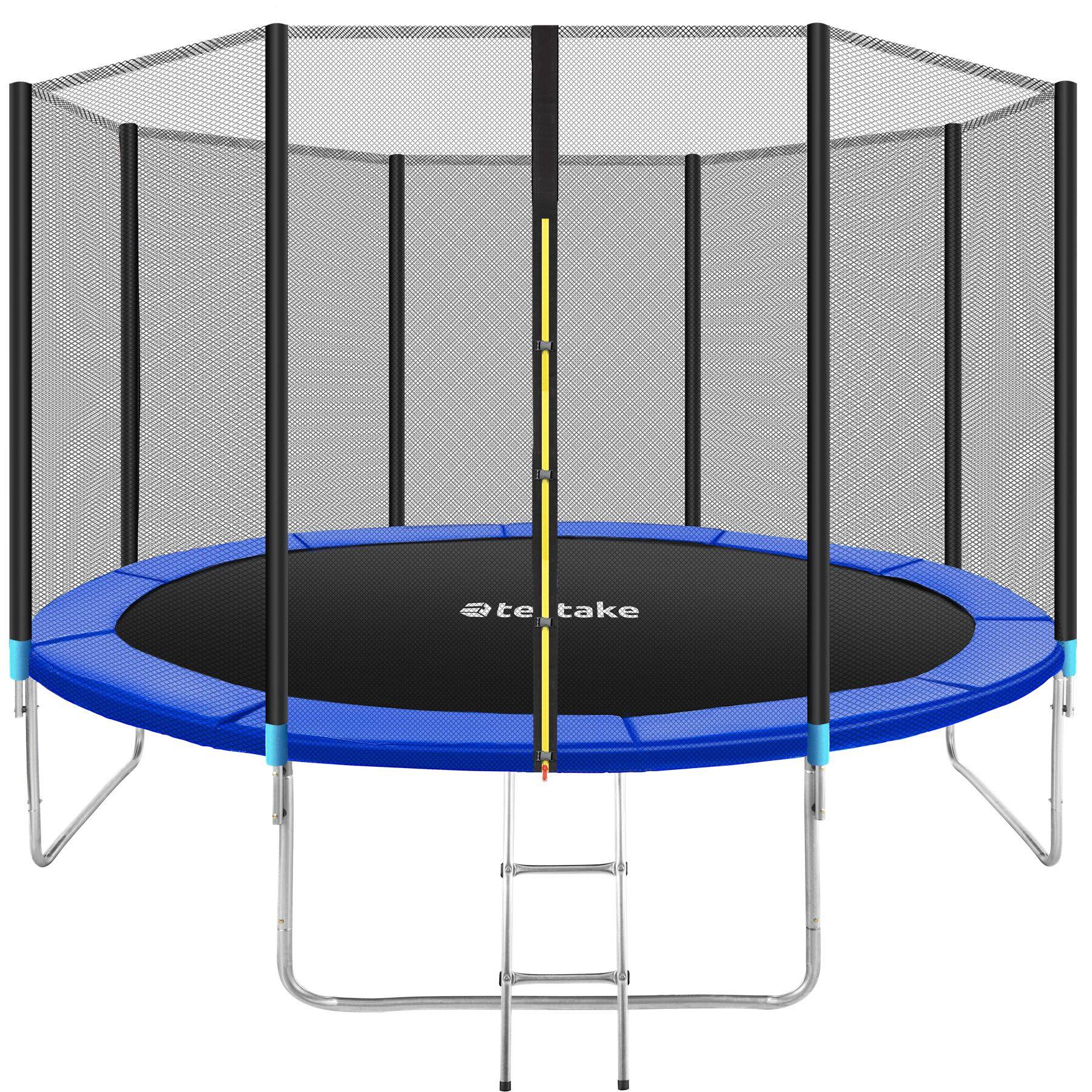 Trampoline - with safety net, including entry ladder