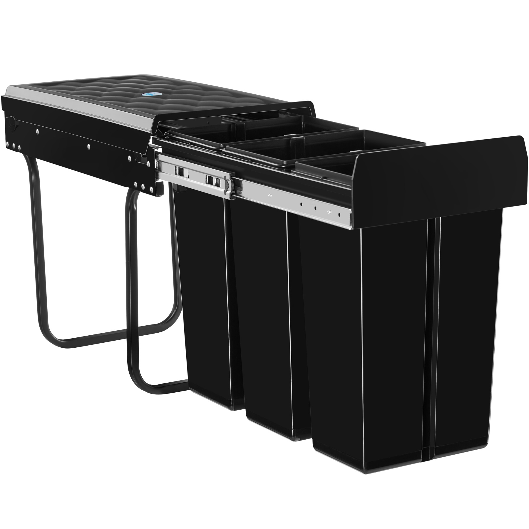 Table Top Bin Rails Buy Kitchen Bin Ashlyn, 3-waste compartments, 3x10L, fully extending ...