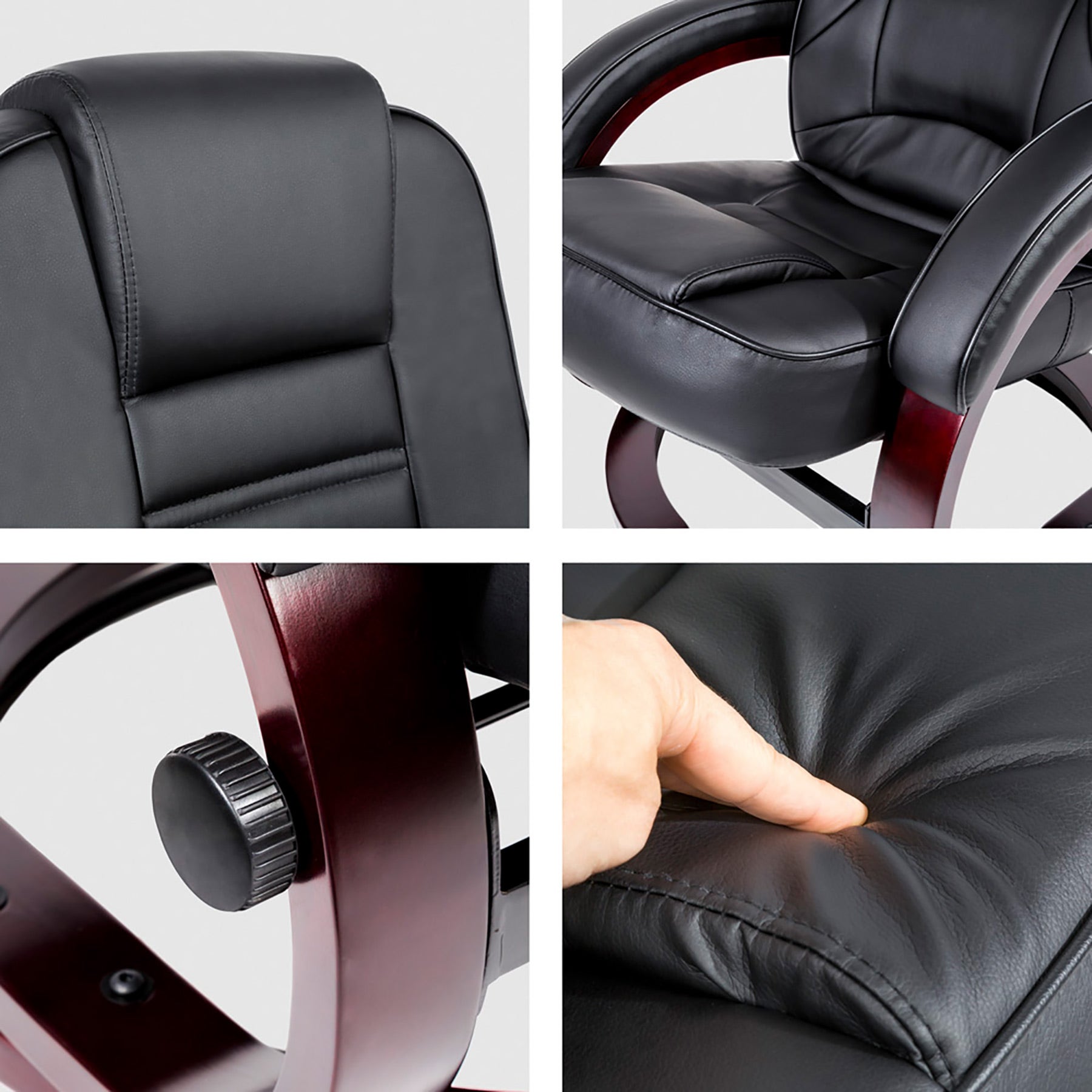 TV armchair with stool model 2