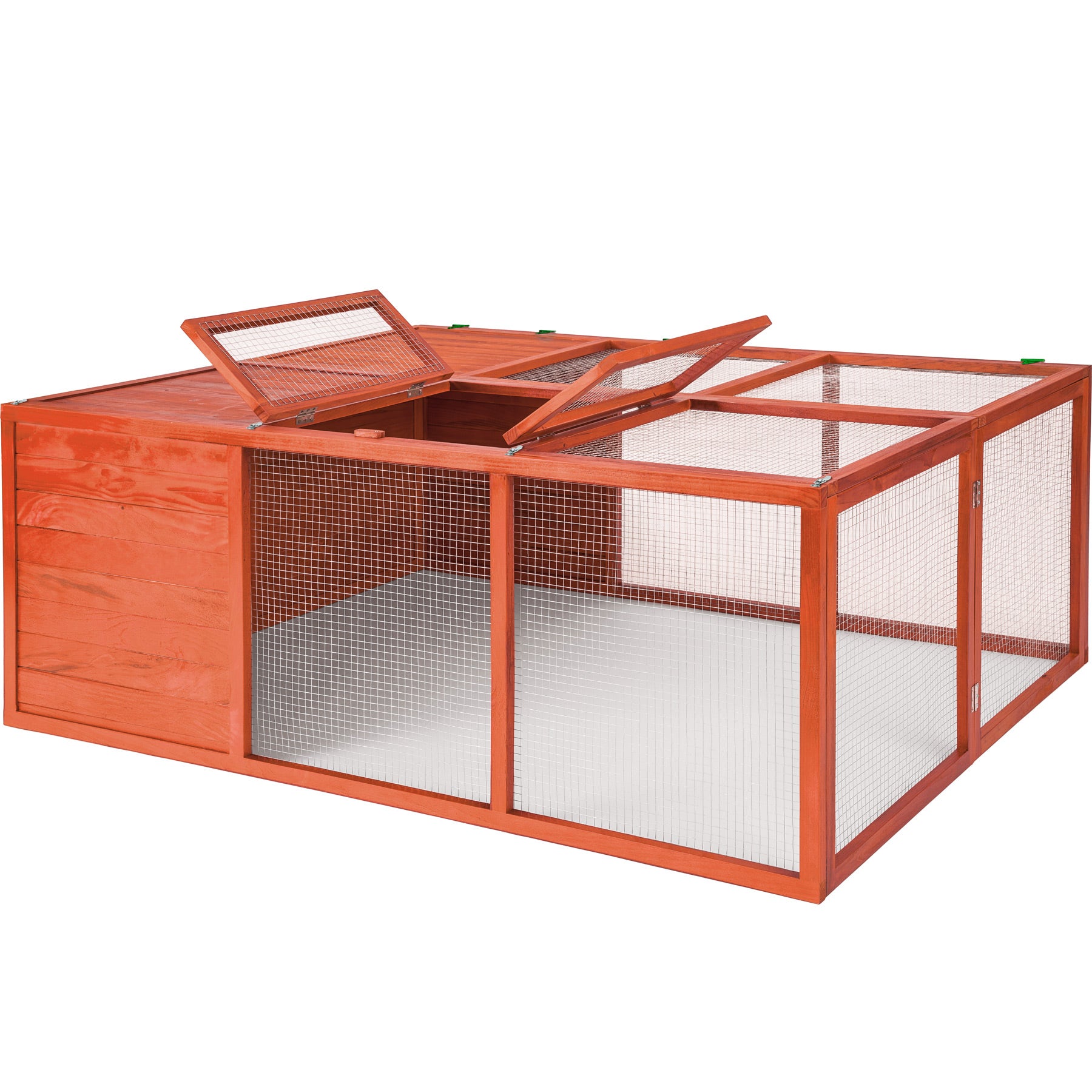 Tectake wooden cage discount