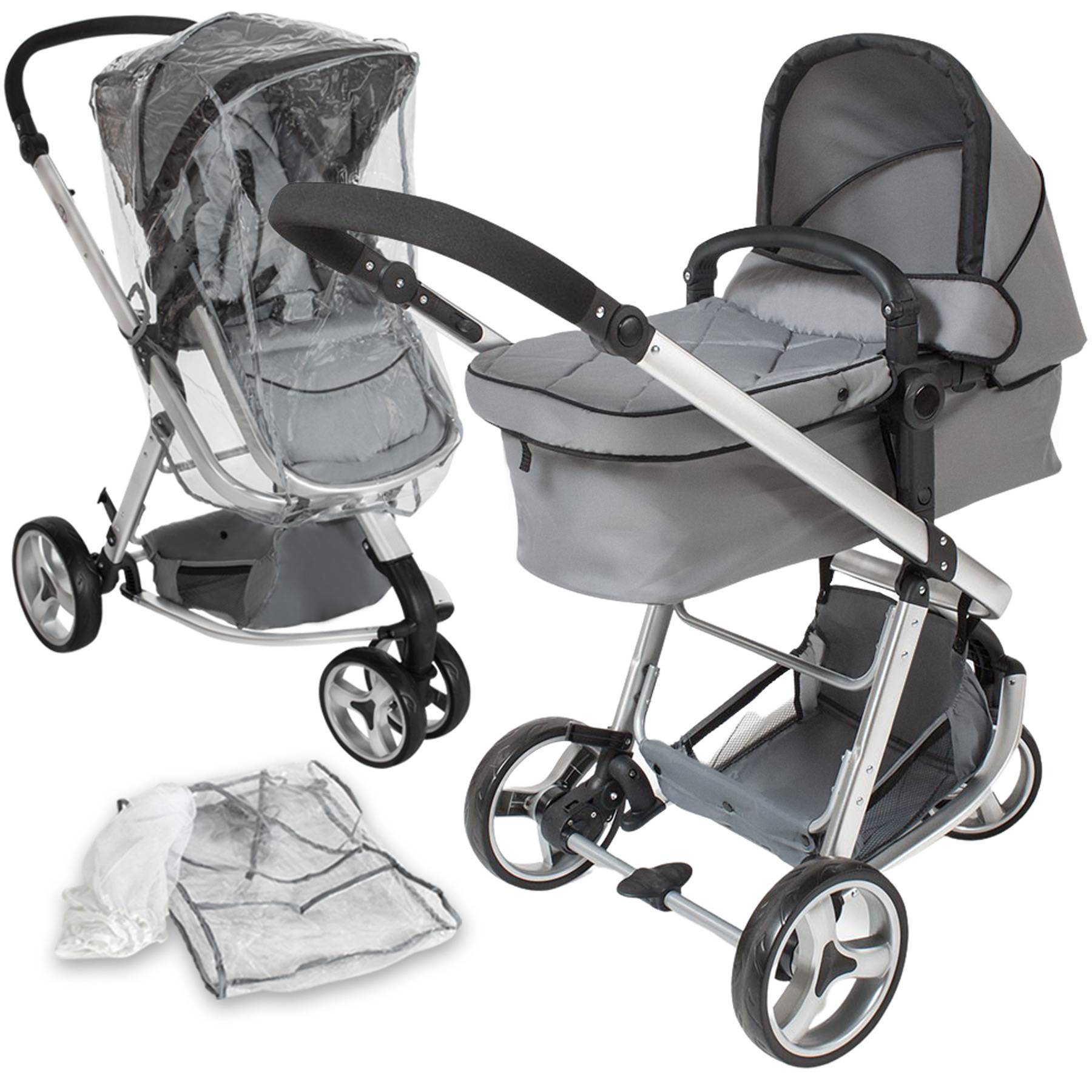 Stroller with 3 wheels | tectake