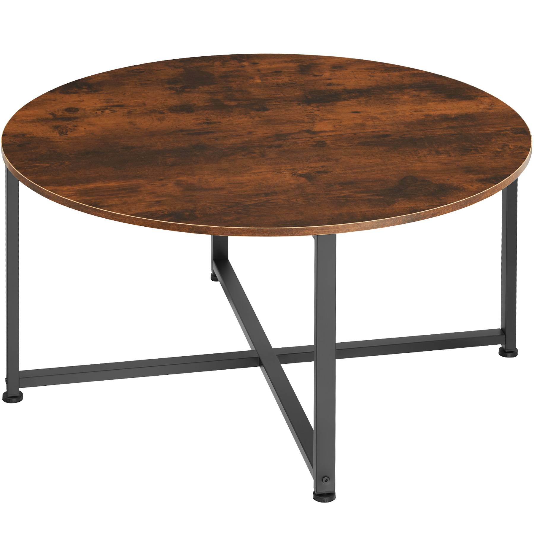 Coffee Table Aberdeen - round with height-adjustable plastic feet