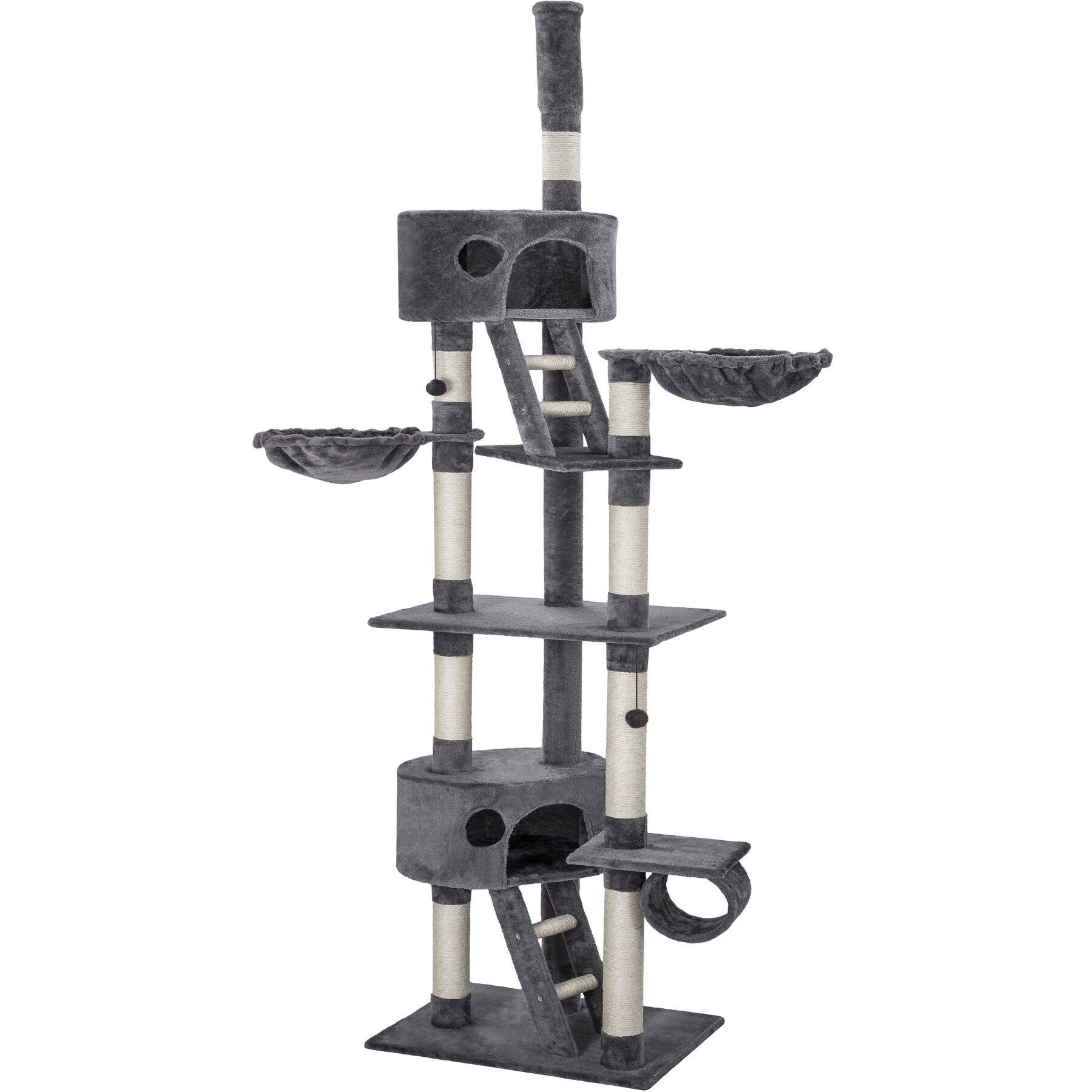 Cat Tree Hansi - 243 to 260 cm, sisal cat scratching posts