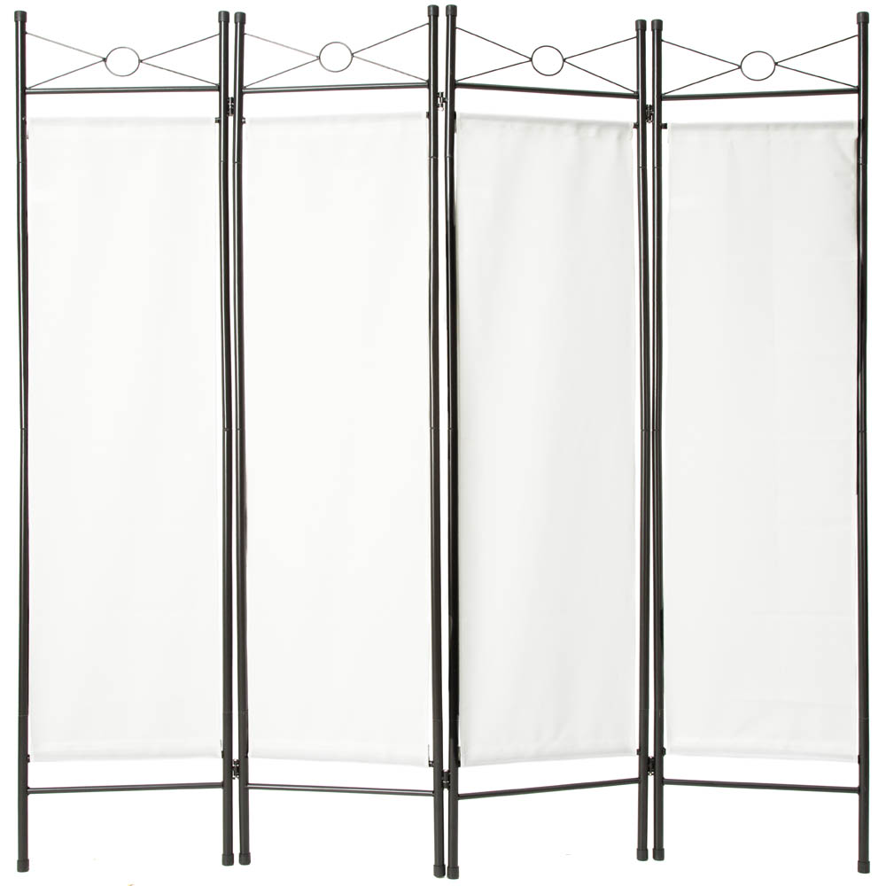 Room Divider - 4-section privacy screen, foldable, 180 x 160 cm