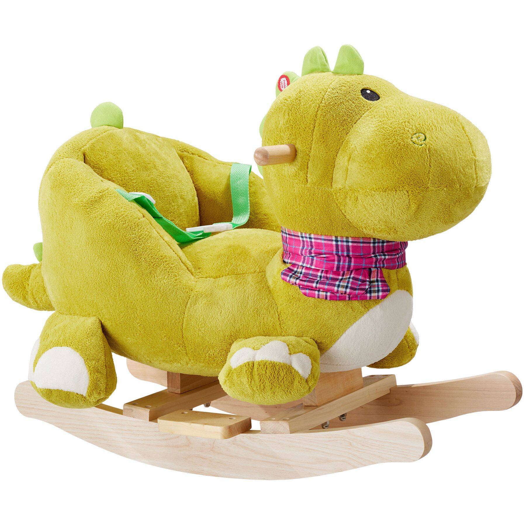Rocking dinosaur with plush cover, from 12 months