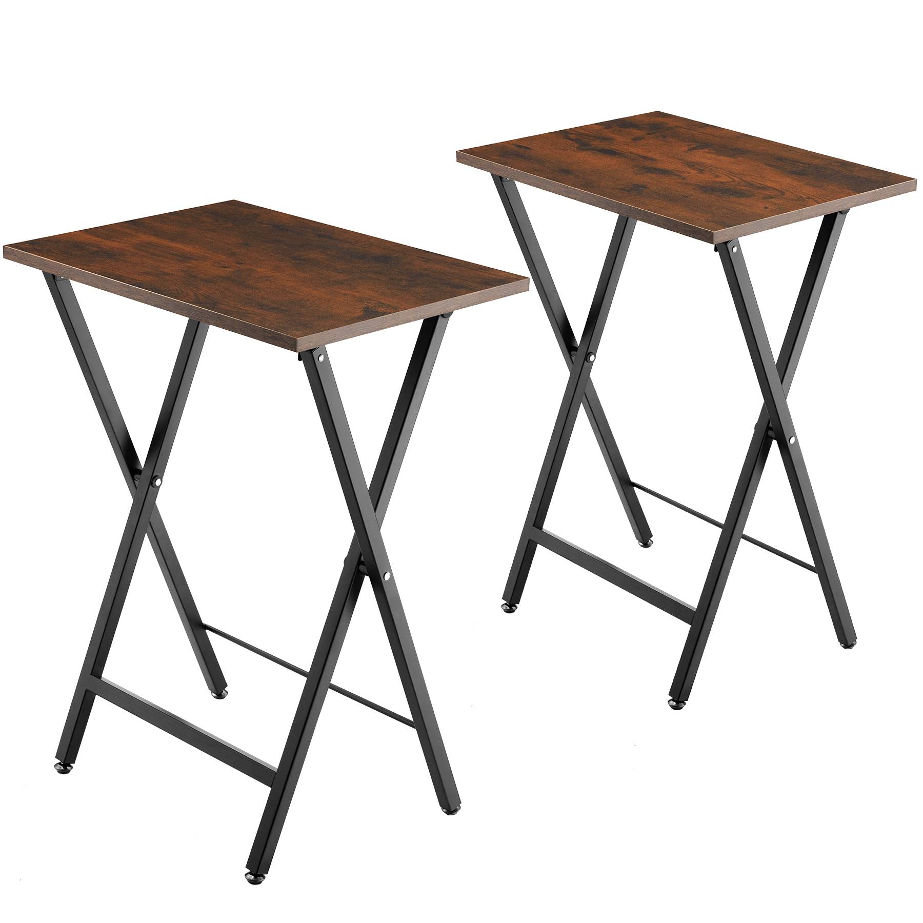 Bedside Table Phoenix Set of 2 - industrial style, foldable
