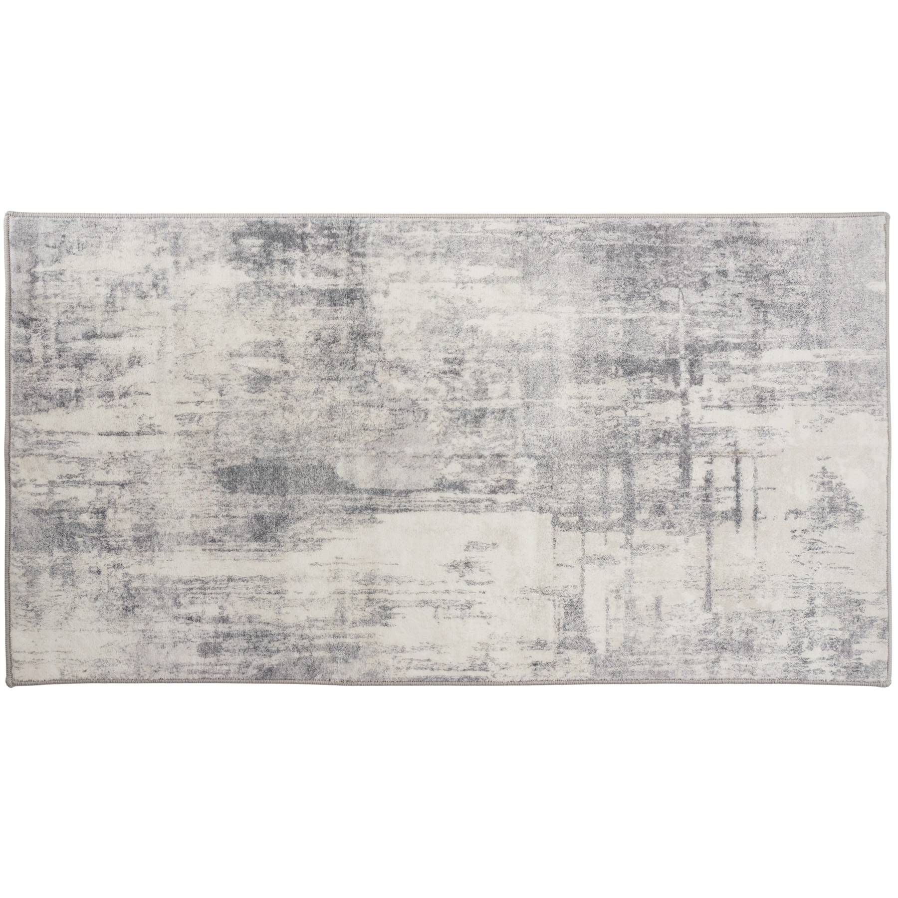 Washable Rug Nadira - different sizes, abstract pattern, synthetic wool and felt, non-slip