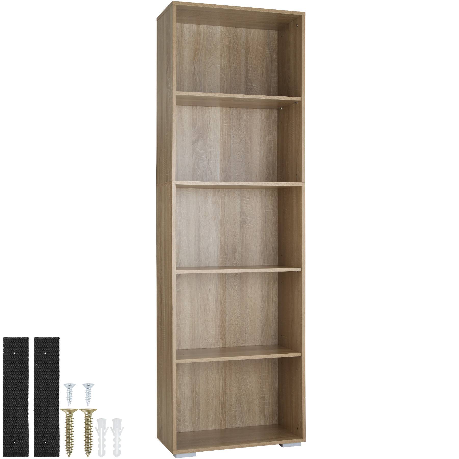 Bookshelf Lexi - Bookcase with 5 shelves