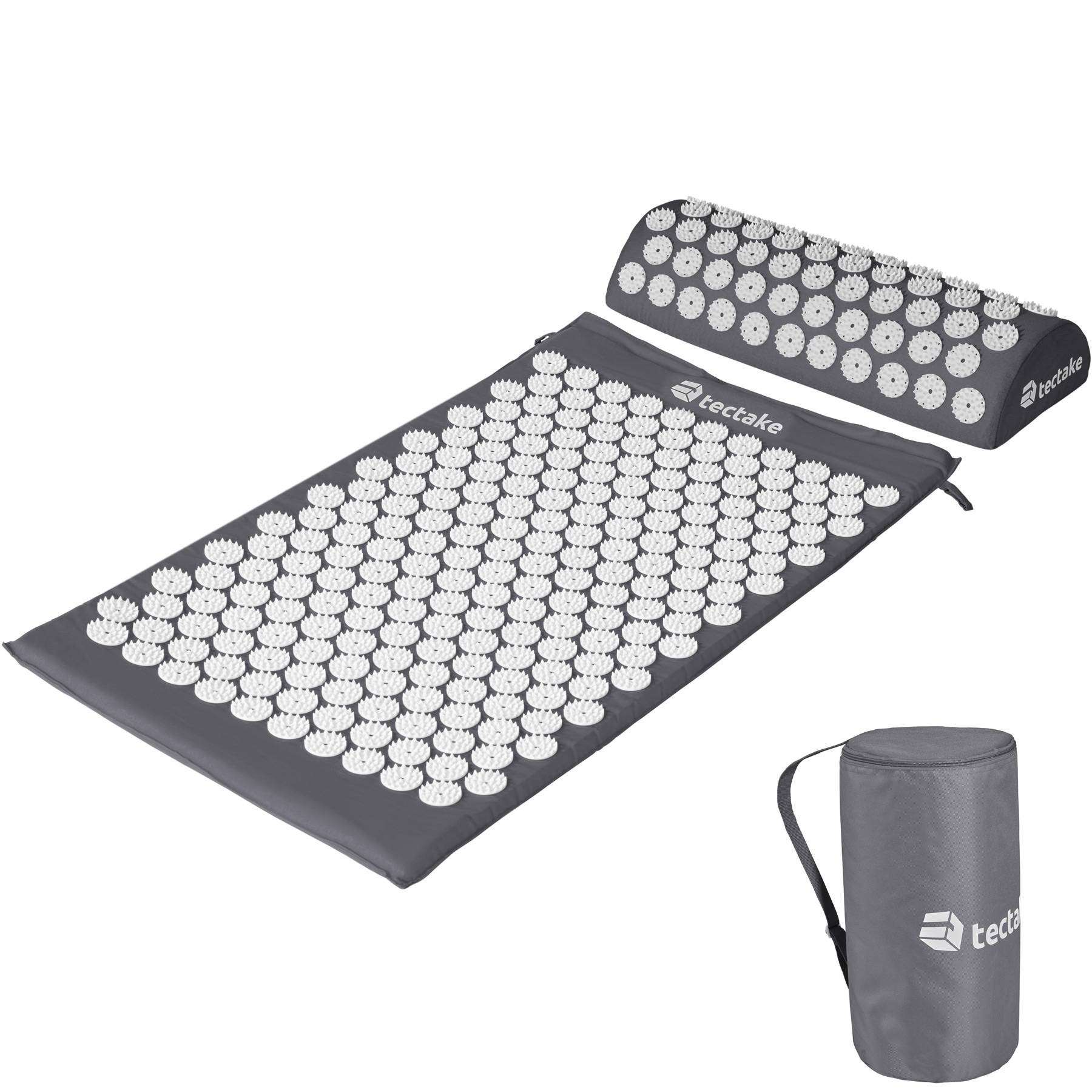 Acupressure Mat - muscle tension reliever set with mat, cushion and bag
