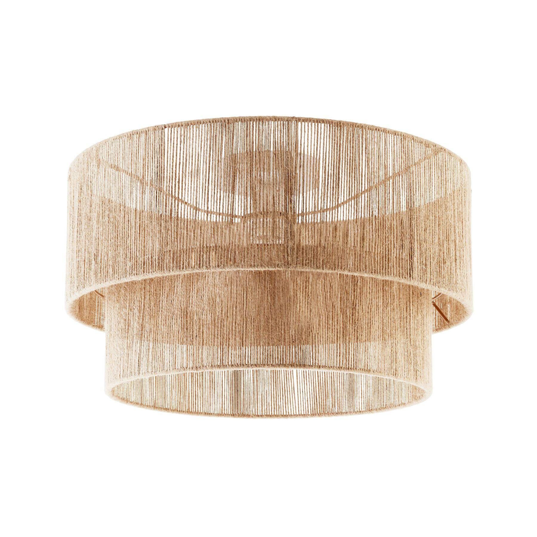 Ceiling Light Lignea Lux - made of jute in boho style