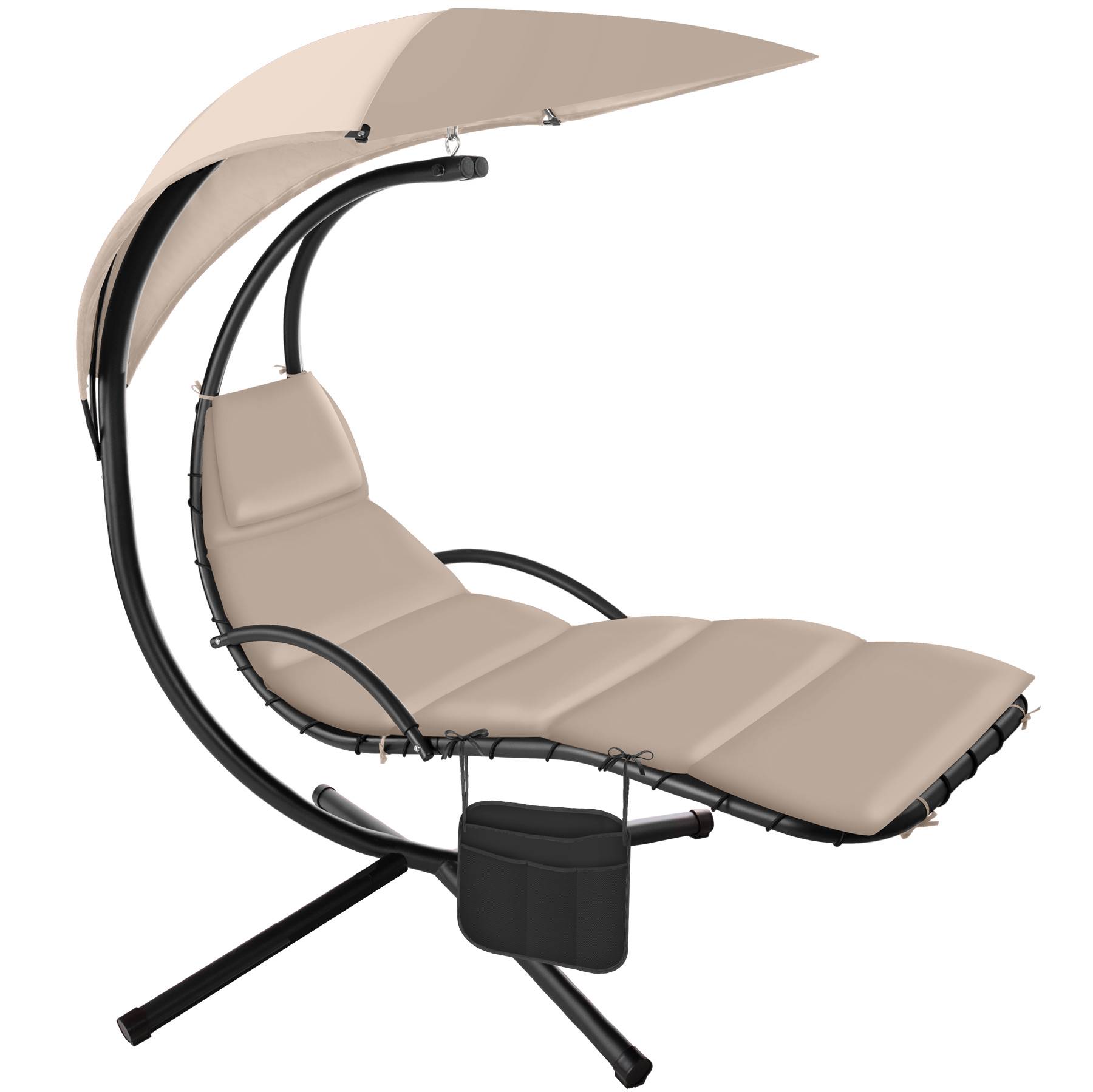 Hanging Chair Elaria - large sun canopy with UV-protection, sturdy