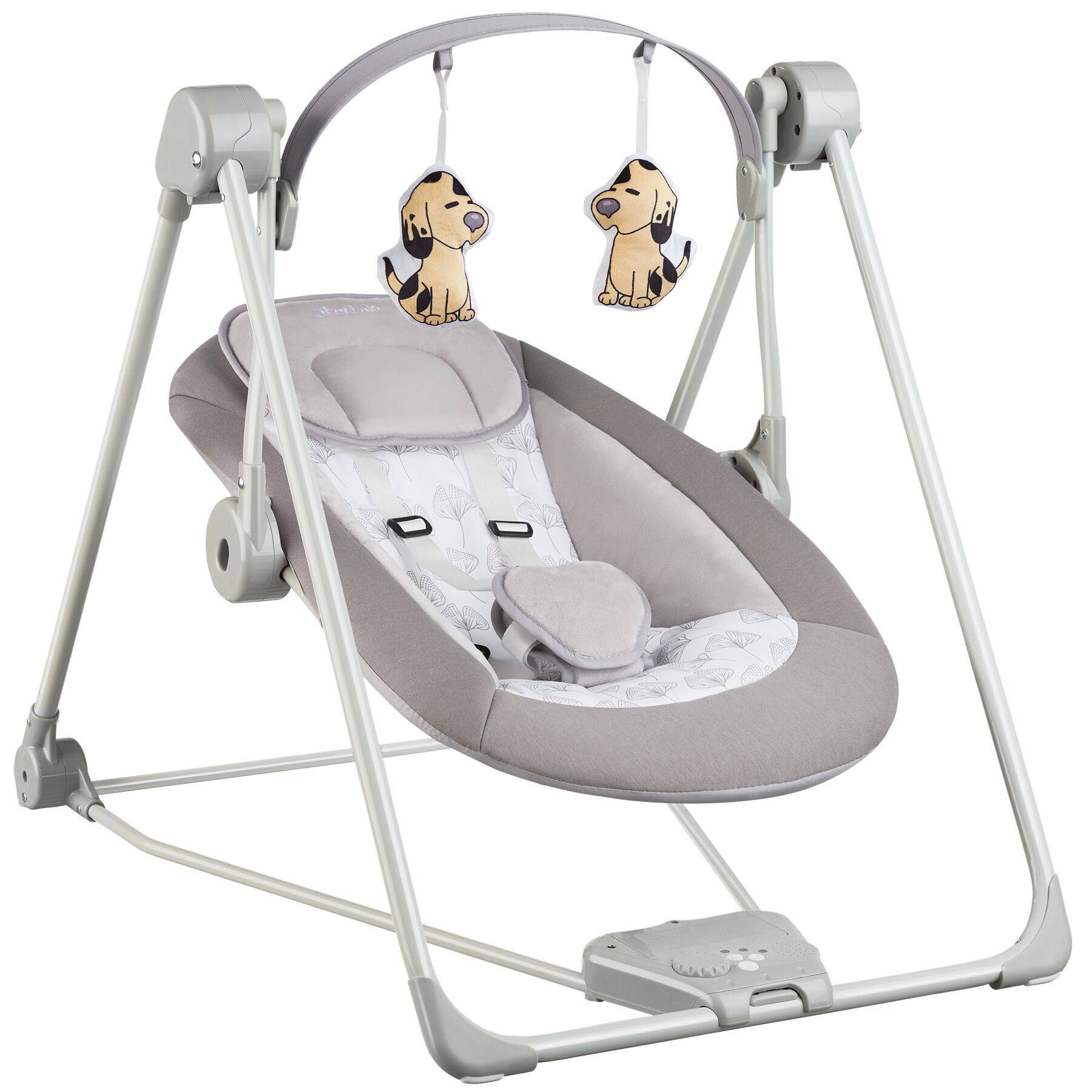 Baby Rocker - 5 speeds, timer & automatic shut-off, 4 soothing sounds, washable cover, 9 kg load capacity