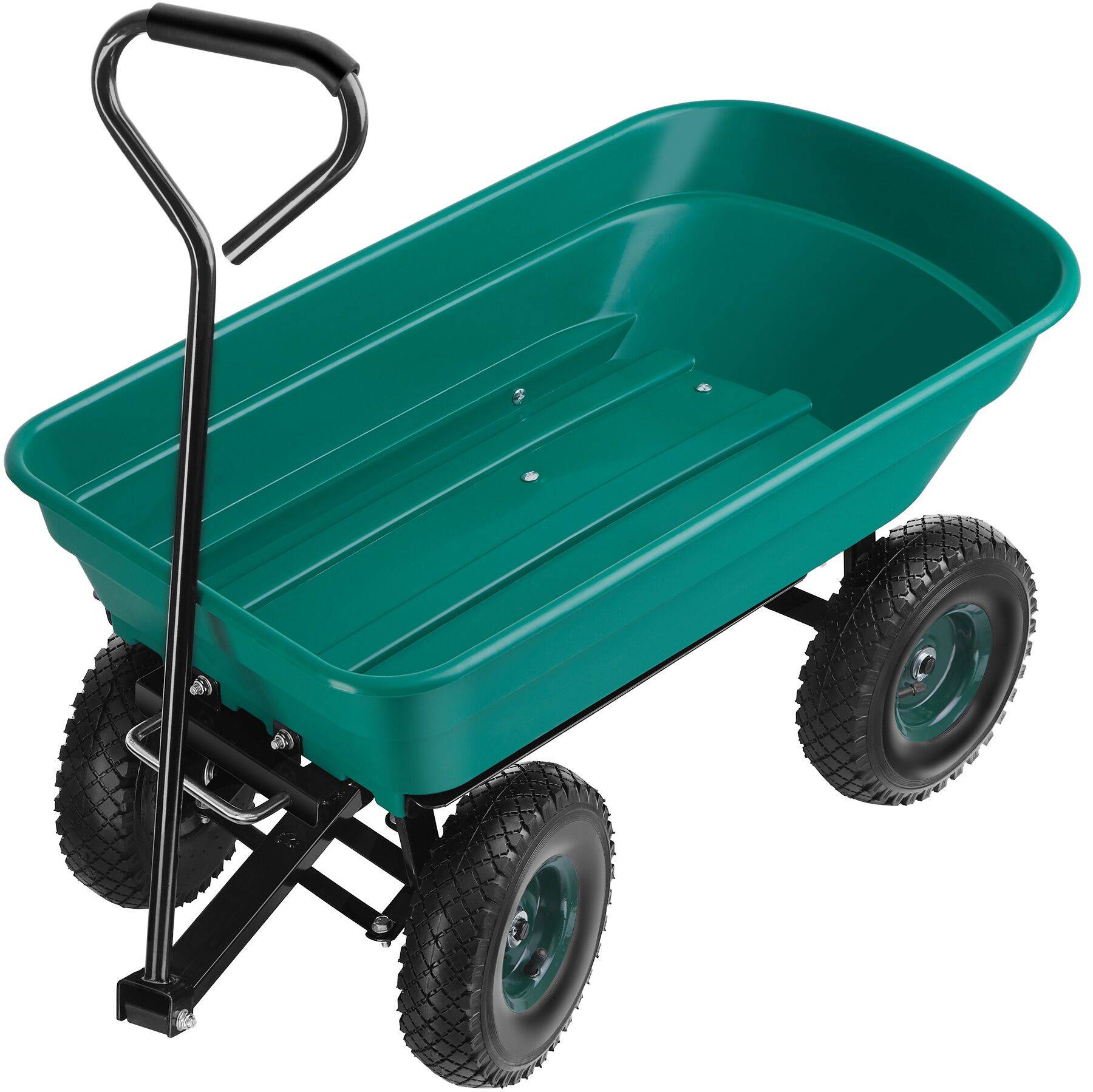 Garden Trolley - tip function, padded handle, 