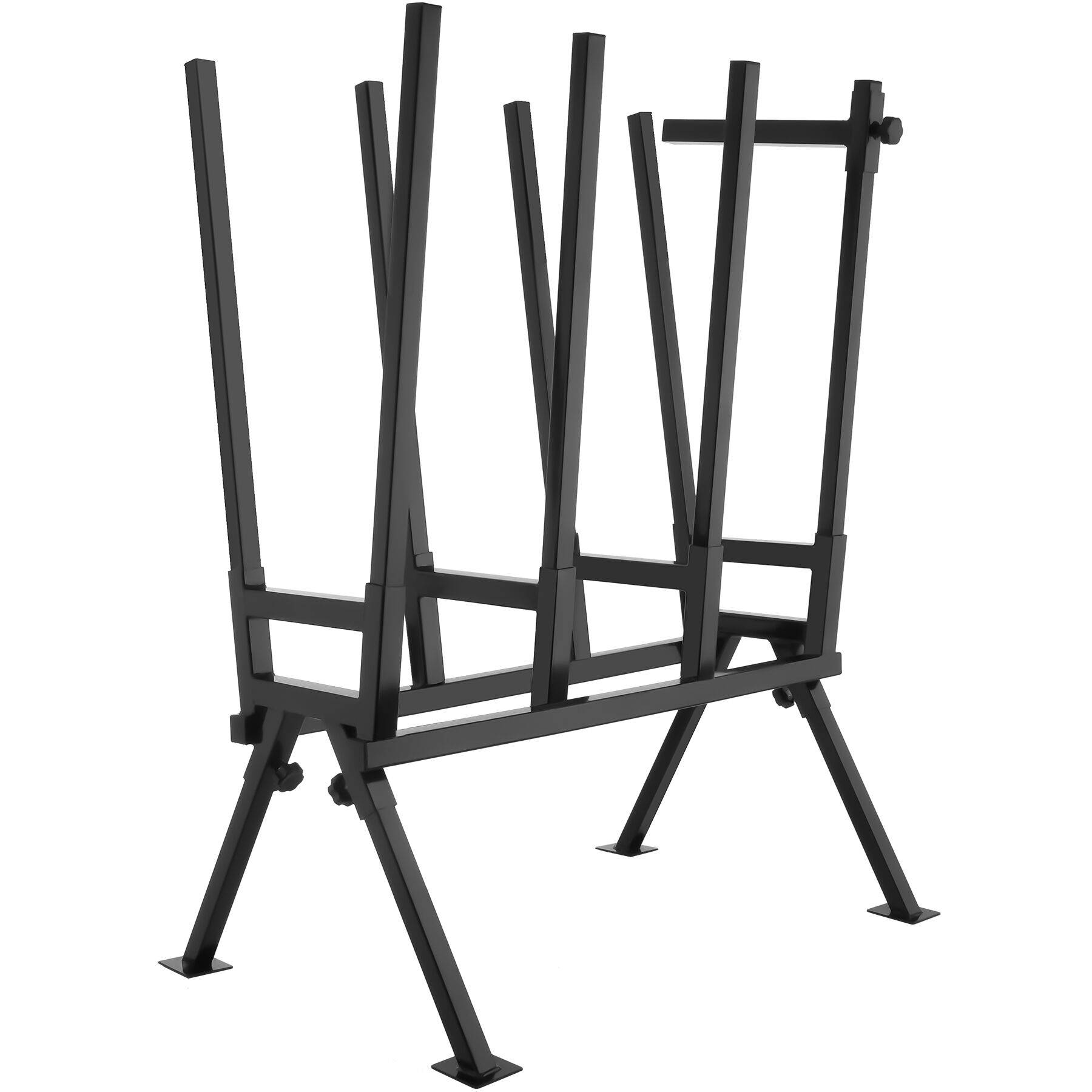 Sawhorse - steel log saw, with locking bracket, height-adjustable feet
