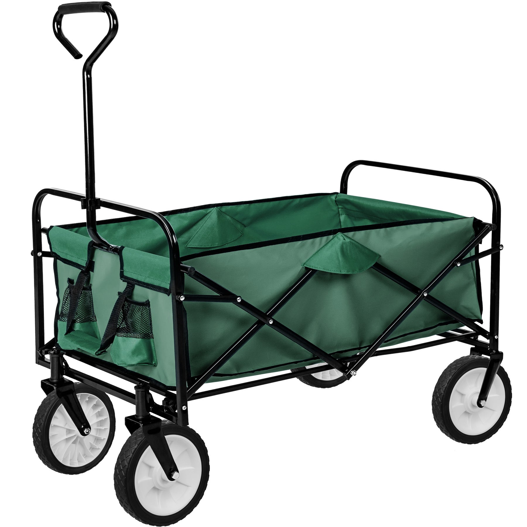 Buy Foldable garden trolley w 80kg load capacity online cheap