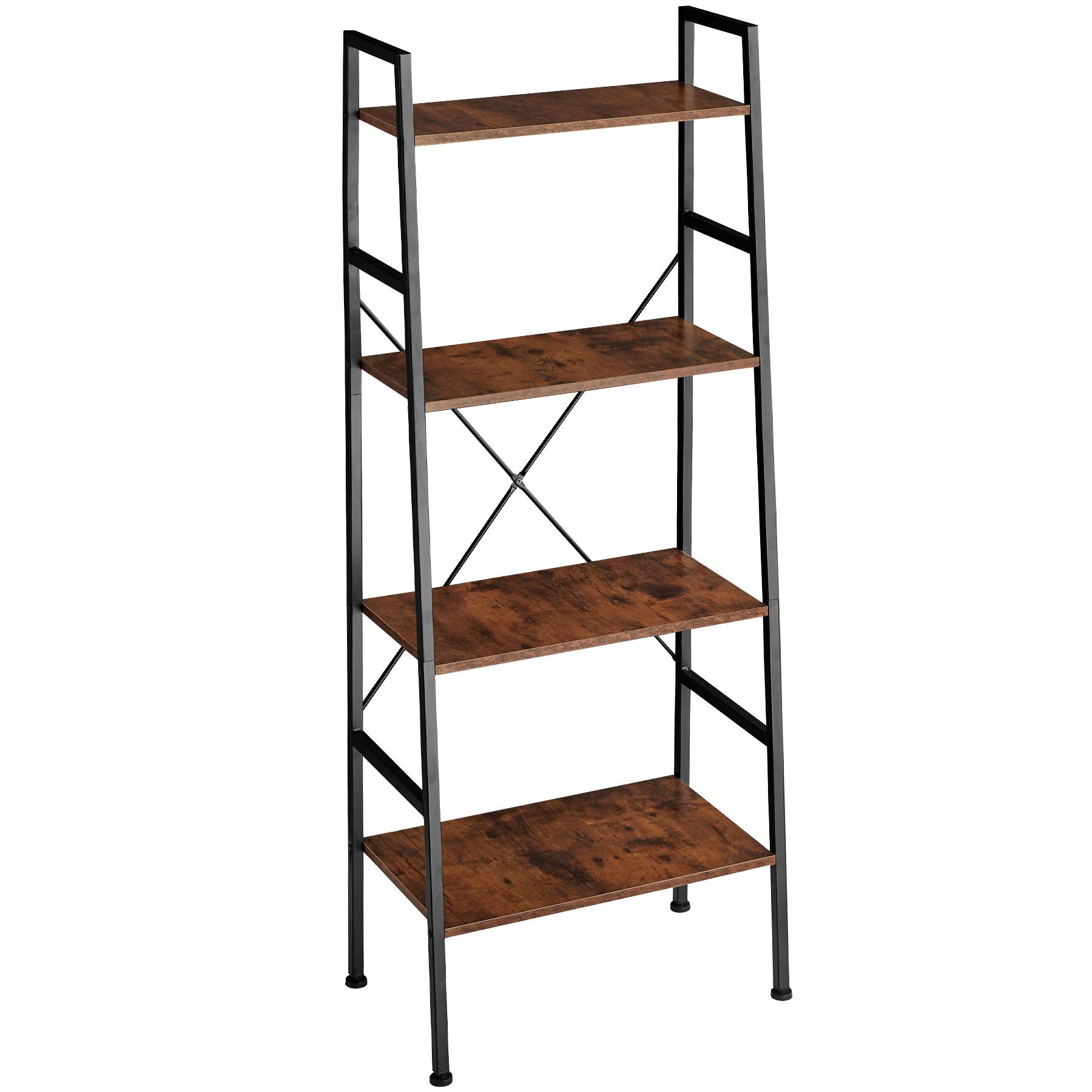 Ladder Shelf Liverpool - industrial style, with 4 shelves