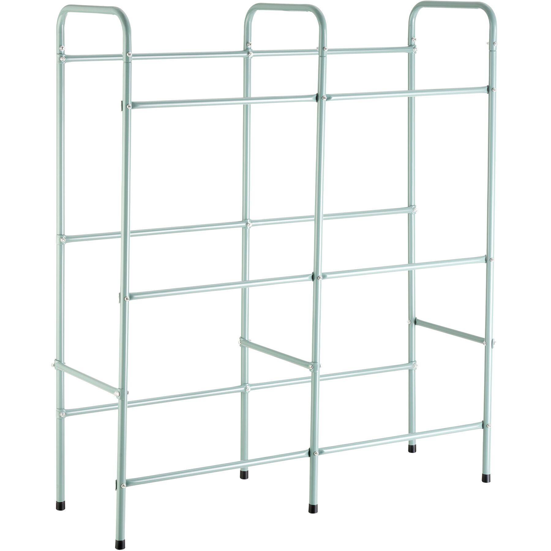 Shelving Rack - for 6 crates, steel frame, 96 x 33 x 116 cm