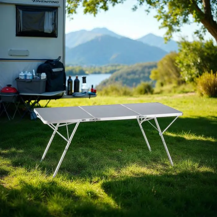 Aluminum Camping Table Jumbo Buy online | tectake