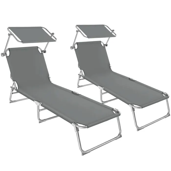 Sun Lounger Set of 2