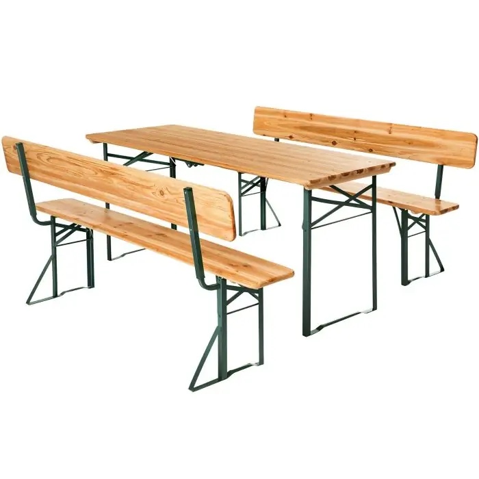 Picnic Table & Bench Set Franz II