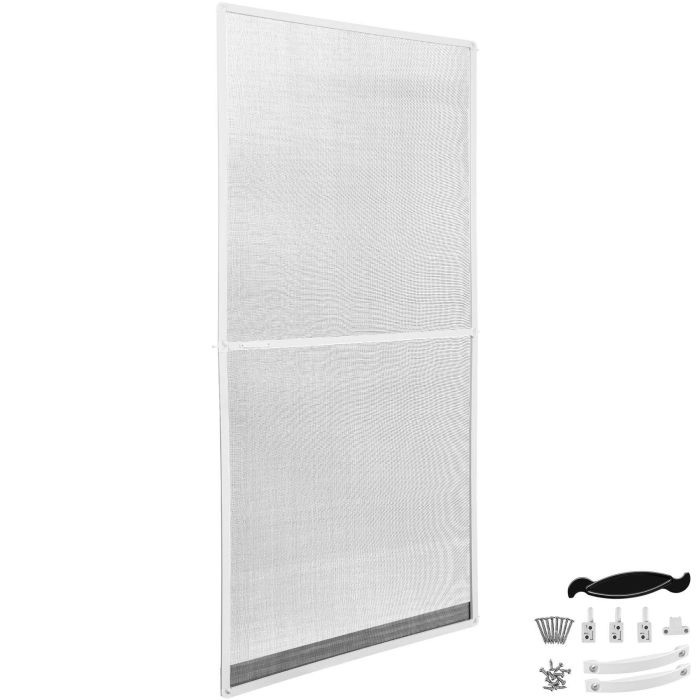 Fly screen with aluminum frame