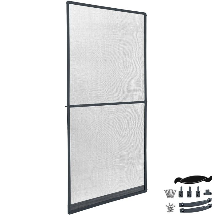 Fly screen with aluminum frame