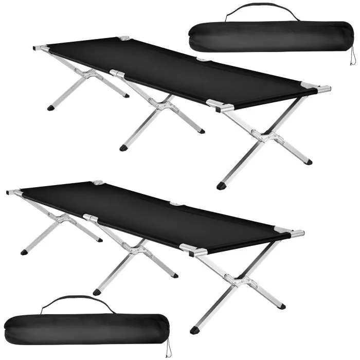 Camping beds, set of 2