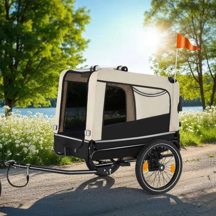 Dog Bike Trailer WoofRider Buy online | tectake