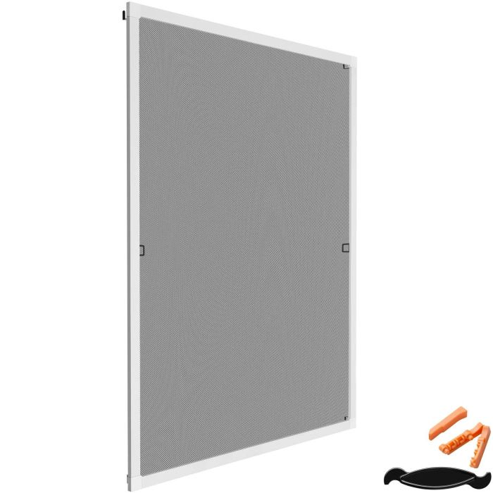Fly screen with aluminum frame Fliegengitter mit Aluminiumrahmen für Fenster