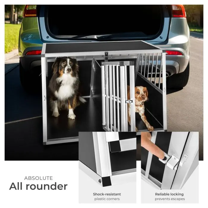 Dog Crate Double Buy online | tectake