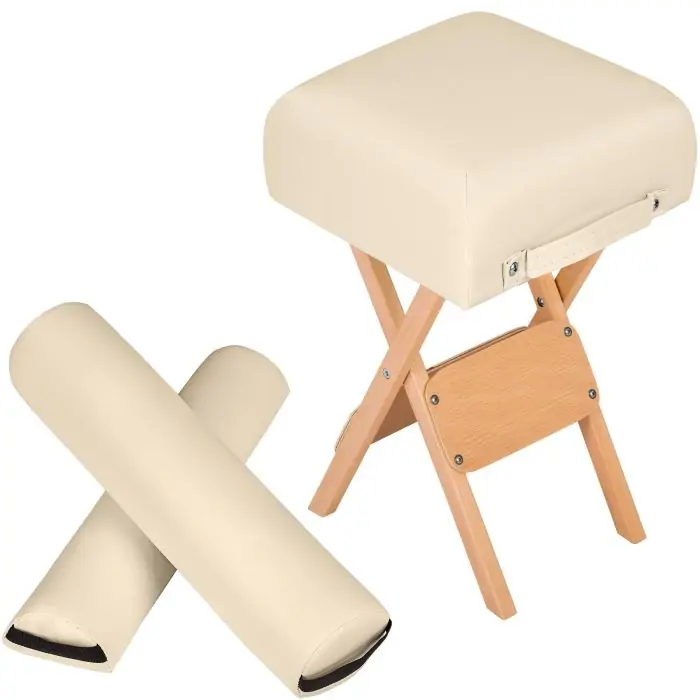 Stool & Bolster Cushion Set
