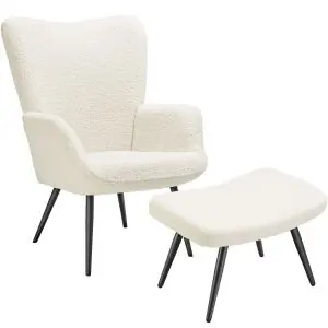 Armchair Hygge - padded, armrests and ergonomic backrest, 150 kg load capacity