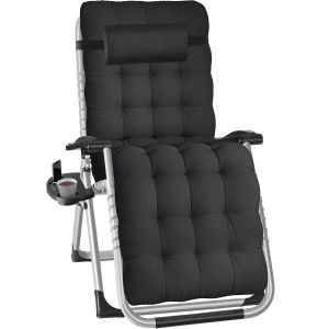 Sun Lounger Cloud - folding, adjustable backrest and footrest
