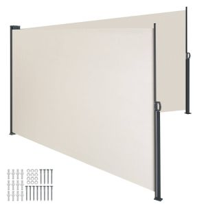 Extendable Double-sided Awning with Roll-up Mechanism