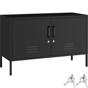 Baker sideboard, magnetic closure, adjustable shelf