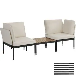 Magaluf Garden Lounge Set, 5-in-1 Function, Aluminum Frame