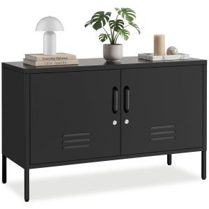 Baker sideboard, magnetic closure, adjustable shelf
