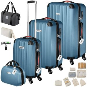 Cleo Hard-shell Luggage Set with Tsa Lock and Luggage Scale