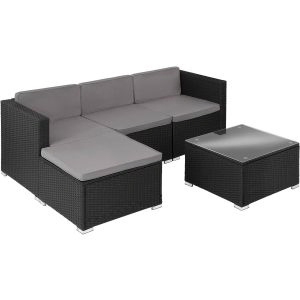 Garden Furniture Set Lignano - modular sofa set for 3 to 4 people, coffee table